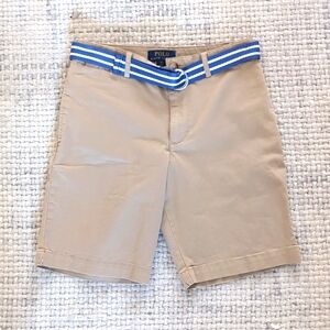 Boys belted Ralph Lauren Polo chino shorts